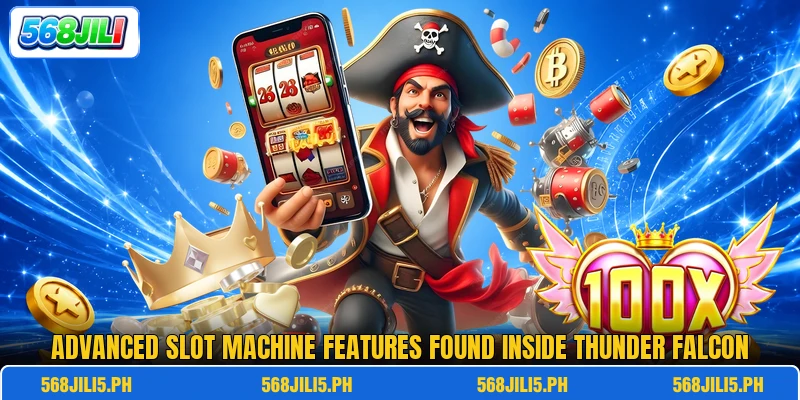 Advanced slot machine features found inside Thunder Falcon Advanced slot machine features found inside Thunder Falcon
