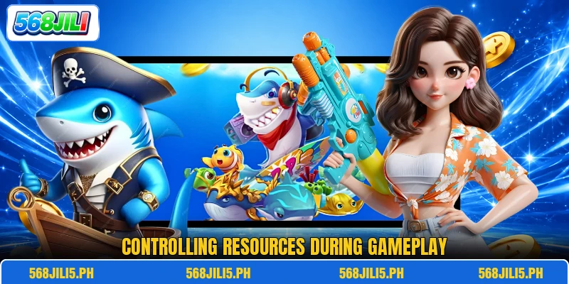 Controlling resources during gameplay Controlling resources during gameplay