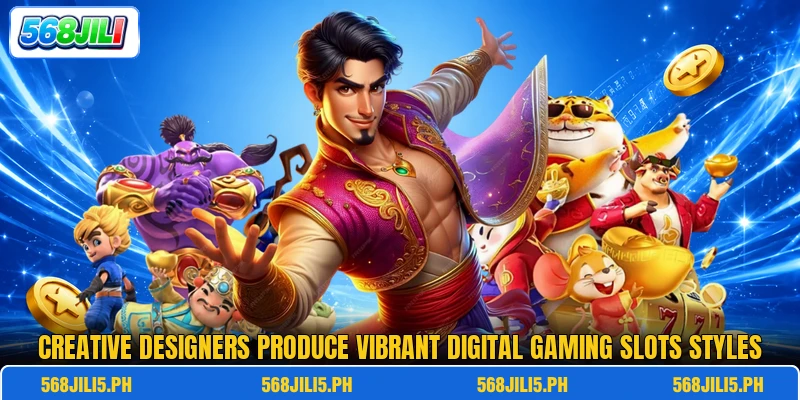 Creative designers produce vibrant digital gaming slots styles Creative designers produce vibrant digital gaming slots styles