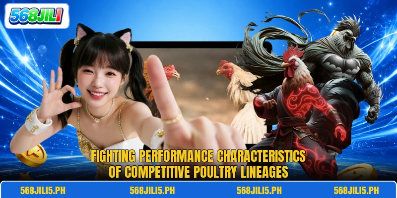 Fighting performance characteristics of competitive poultry lineages Fighting performance characteristics of competitive poultry lineages