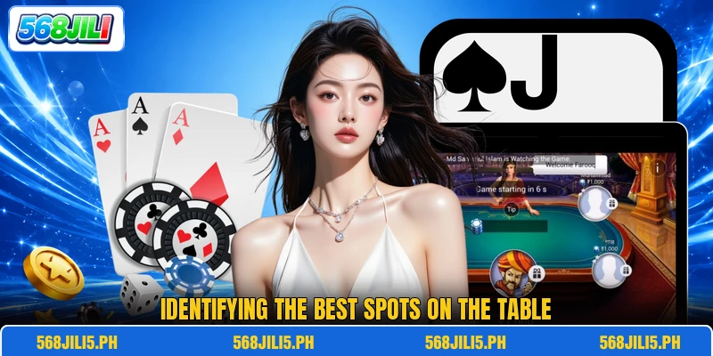 Identifying the best spots on the table Identifying the best spots on the table