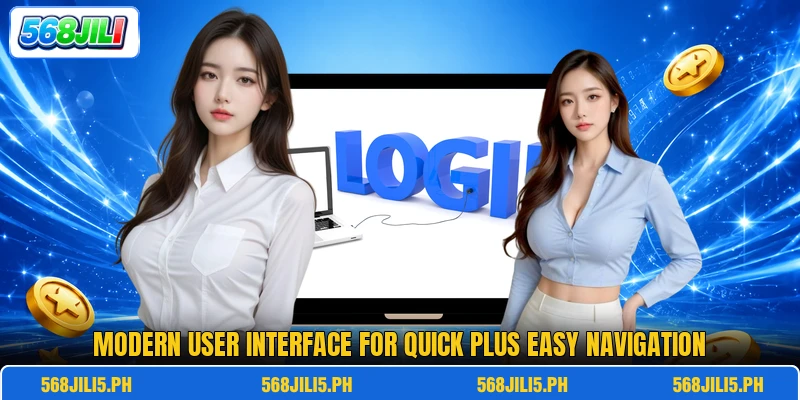 Modern user interface for quick plus easy navigation