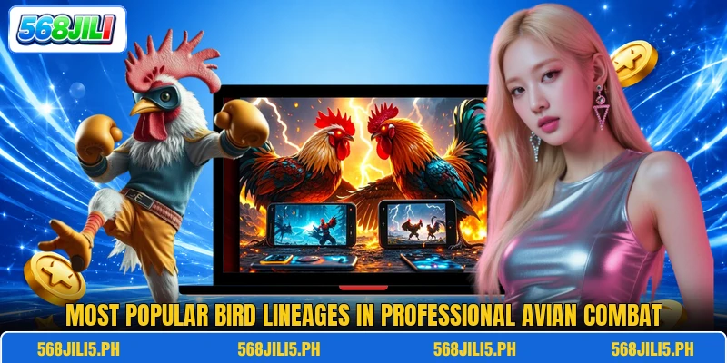 Most popular bird lineages in professional avian combat Most popular bird lineages in professional avian combat
