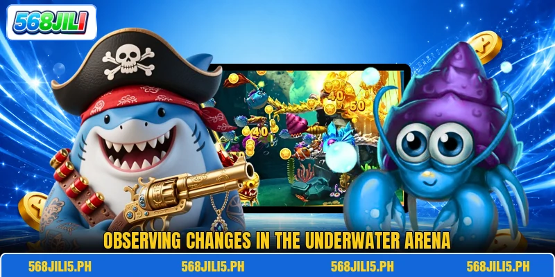 Observing changes in the underwater arena Observing changes in the underwater arena