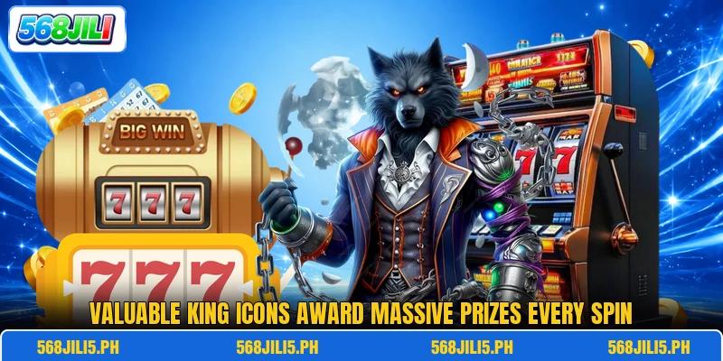 Valuable king icons award massive prizes every spin Valuable king icons award massive prizes every spin